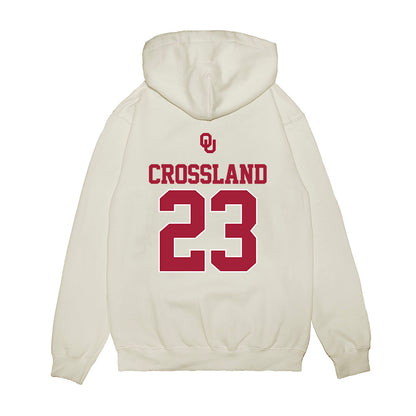 Oklahoma - NCAA Baseball : Cade Crossland - USA Premium Hooded Sweatshirt-1