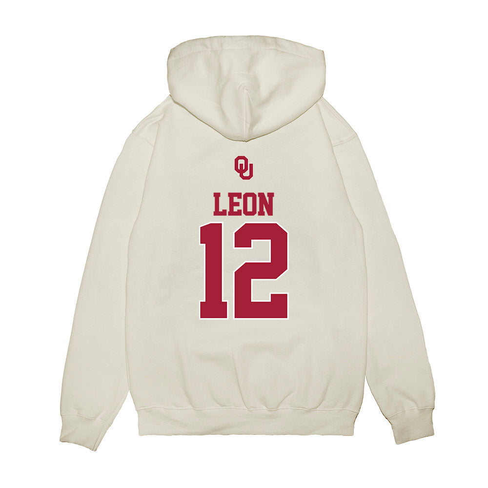 Oklahoma - NCAA Baseball : Kadyn Leon - USA Premium Hooded Sweatshirt-1