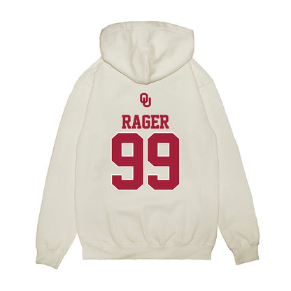 Oklahoma - NCAA Baseball : Cord Rager - USA Premium Hooded Sweatshirt-1