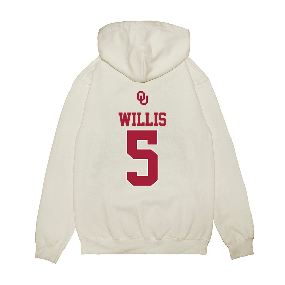 Oklahoma - NCAA Baseball : Dawson Willis - USA Premium Hooded Sweatshirt-1