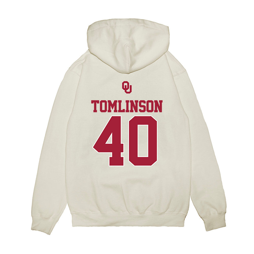 Oklahoma - NCAA Baseball : Aidan Tomlinson - USA Premium Hooded Sweatshirt-1
