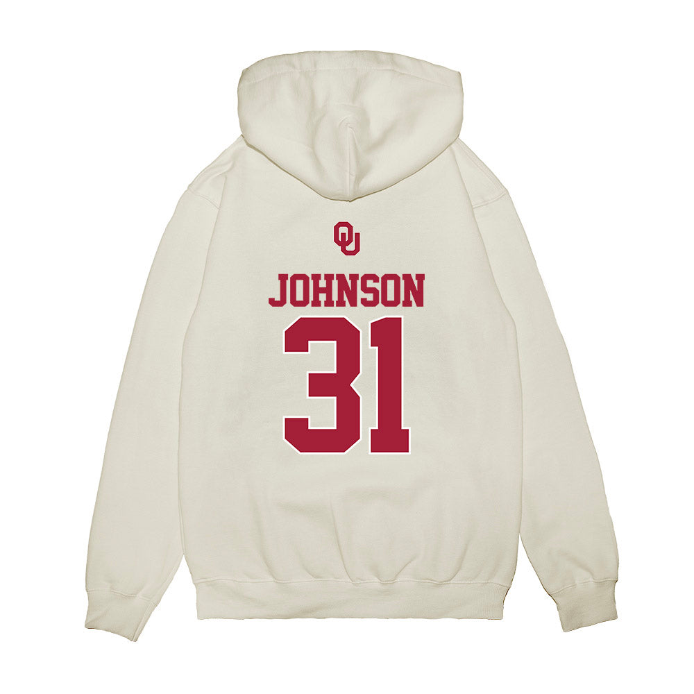 Oklahoma - NCAA Baseball : Cameron Johnson - USA Premium Hooded Sweatshirt-1