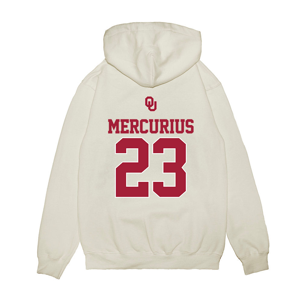 Oklahoma - NCAA Baseball : Alexander Mercurius - USA Premium Hooded Sweatshirt-1