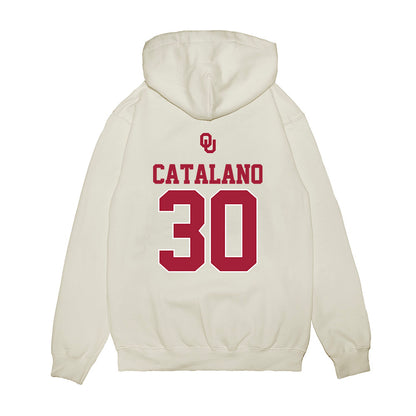 Oklahoma - NCAA Baseball : Michael Catalano - USA Premium Hooded Sweatshirt-1