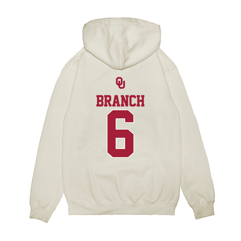 Oklahoma - NCAA Baseball : Kyle Branch - USA Premium Hooded Sweatshirt-1