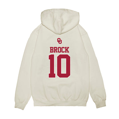 Oklahoma - NCAA Baseball : Brendan Brock - USA Premium Hooded Sweatshirt-1