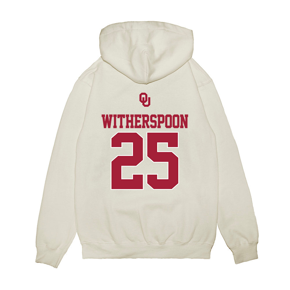 Oklahoma - NCAA Baseball : Malachi Witherspoon - USA Premium Hooded Sweatshirt-1
