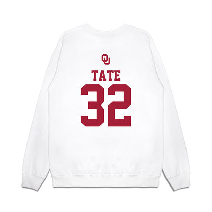 Oklahoma - NCAA Baseball : Dylan Tate - USA Premium Crewneck Sweatshirt-1