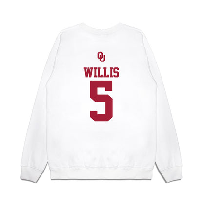 Oklahoma - NCAA Baseball : Dawson Willis - USA Premium Crewneck Sweatshirt-1