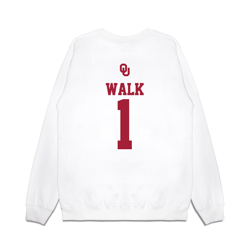 Oklahoma - NCAA Baseball : Jason Walk - USA Premium Crewneck Sweatshirt-1