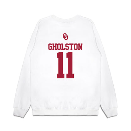 Oklahoma - NCAA Baseball : Jacob Gholston - USA Premium Crewneck Sweatshirt-1