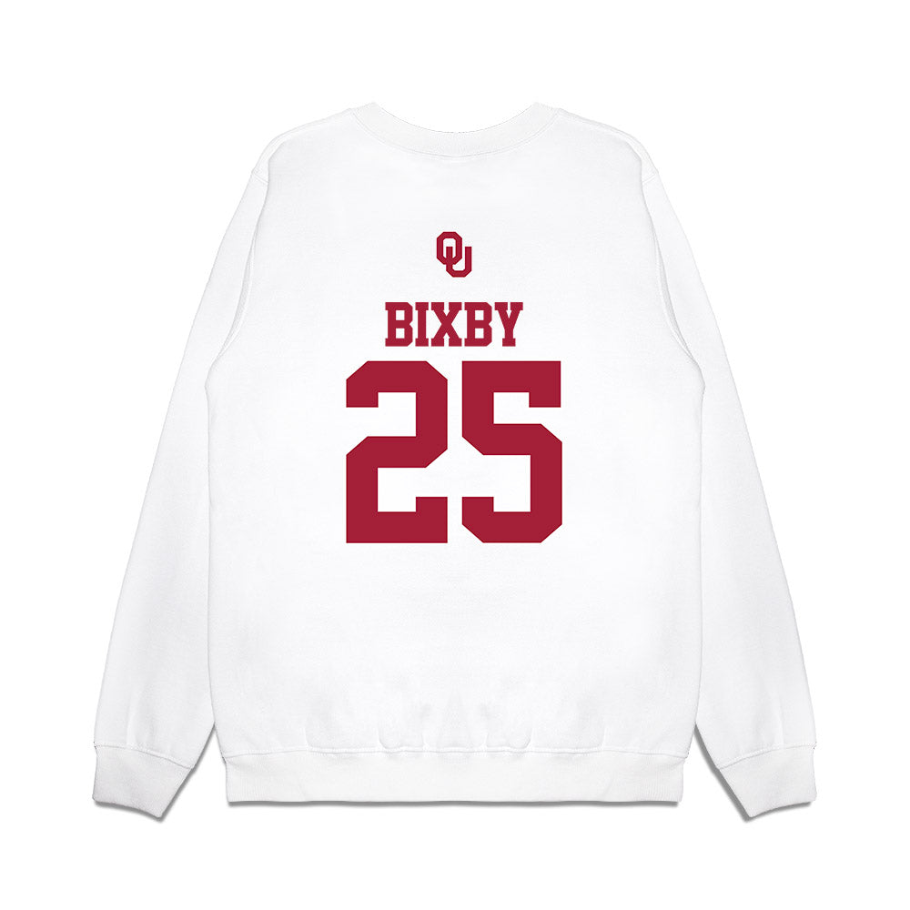 Oklahoma - NCAA Baseball : Mason Bixby - USA Premium Crewneck Sweatshirt-1