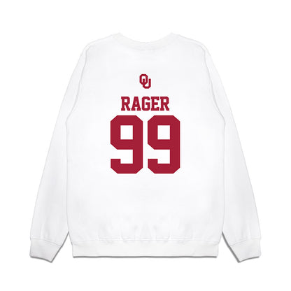 Oklahoma - NCAA Baseball : Cord Rager - USA Premium Crewneck Sweatshirt-1