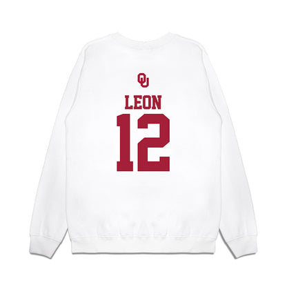 Oklahoma - NCAA Baseball : Kadyn Leon - USA Premium Crewneck Sweatshirt-1