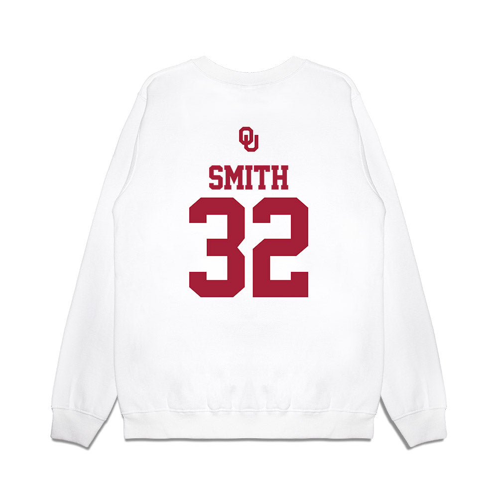 Oklahoma - NCAA Baseball : Brisco Smith - USA Premium Crewneck Sweatshirt-1