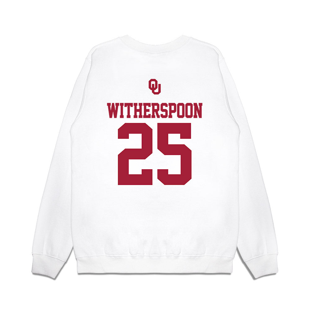 Oklahoma - NCAA Baseball : Malachi Witherspoon - USA Premium Crewneck Sweatshirt-1