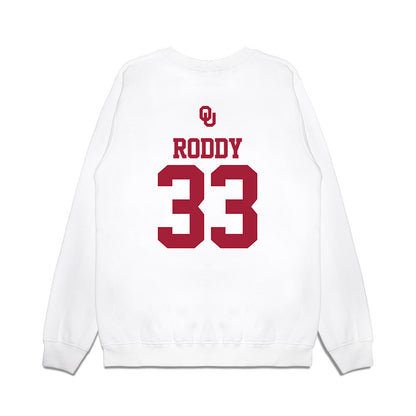 Oklahoma - NCAA Baseball : Berkeley Roddy - USA Premium Crewneck Sweatshirt-1