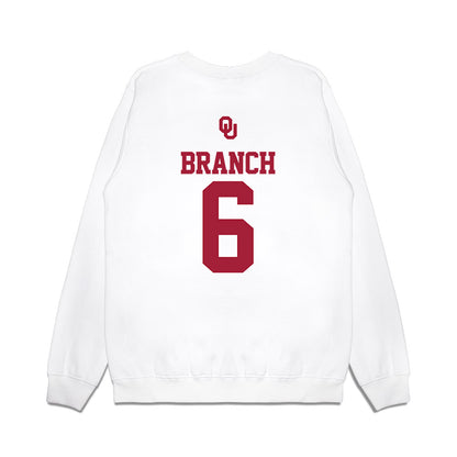 Oklahoma - NCAA Baseball : Kyle Branch - USA Premium Crewneck Sweatshirt-1