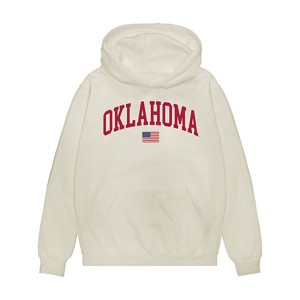 Oklahoma - NCAA Baseball : Gunnar Dillard - USA Premium Hooded Sweatshirt-0