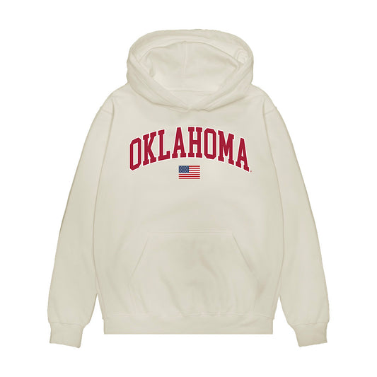Oklahoma - NCAA Baseball : Leighton Mercurius - USA Premium Hooded Sweatshirt-0