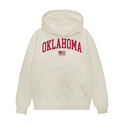 Oklahoma - NCAA Baseball : Kadyn Leon - USA Premium Hooded Sweatshirt-0