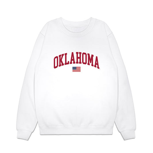 Oklahoma - NCAA Baseball : Leighton Mercurius - USA Premium Crewneck Sweatshirt-0