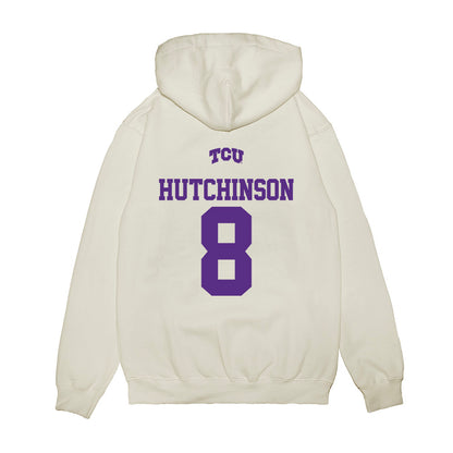 TCU - NCAA Baseball : Lane Hutchinson - USA Raglan Premium Hooded Sweatshirt-1