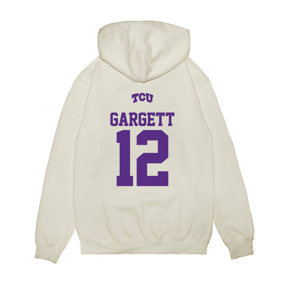 TCU - NCAA Baseball : Kyuss Gargett - USA Raglan Premium Hooded Sweatshirt-1