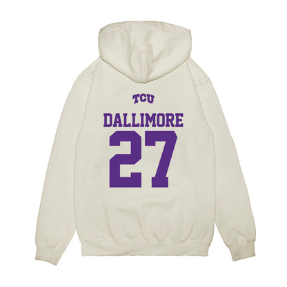 TCU - NCAA Baseball : Brady Dallimore - USA Raglan Premium Hooded Sweatshirt-1