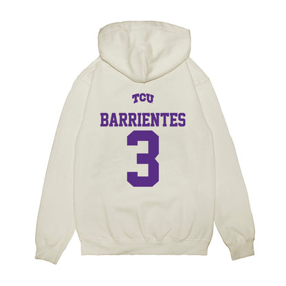 TCU - NCAA Baseball : Aiden Barrientes - USA Raglan Premium Hooded Sweatshirt-1