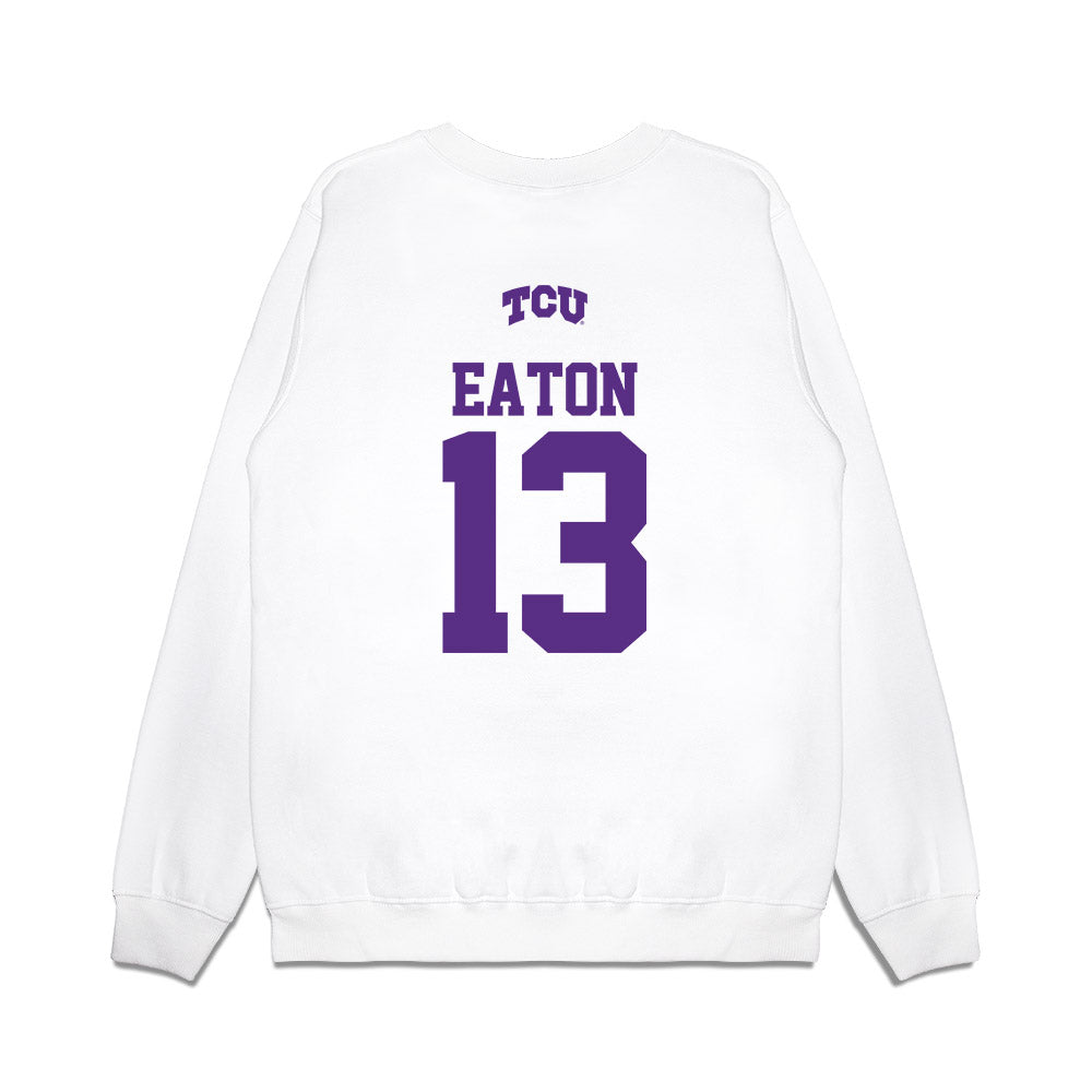 TCU - NCAA Baseball : Cole Eaton - USA Raglan Premium Crewneck Sweatshirt-1
