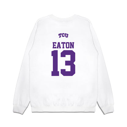 TCU - NCAA Baseball : Cole Eaton - USA Raglan Premium Crewneck Sweatshirt-1