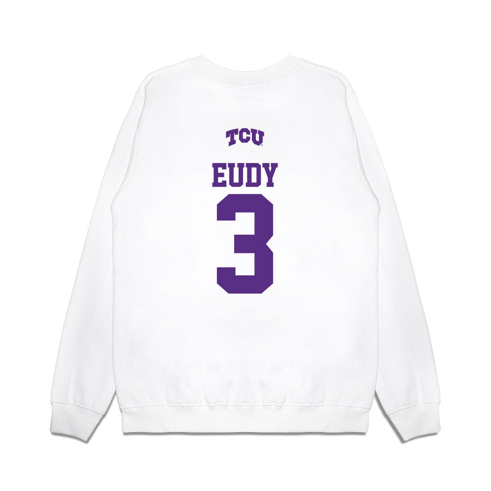 TCU - NCAA Baseball : Kade Eudy - USA Raglan Premium Crewneck Sweatshirt-1