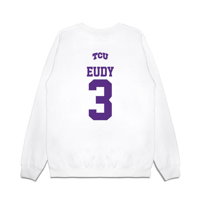 TCU - NCAA Baseball : Kade Eudy - USA Raglan Premium Crewneck Sweatshirt-1