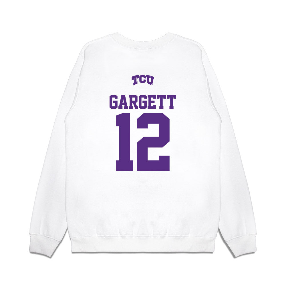 TCU - NCAA Baseball : Kyuss Gargett - USA Raglan Premium Crewneck Sweatshirt-1