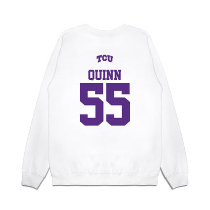 TCU - NCAA Baseball : Walter Quinn - USA Raglan Premium Crewneck Sweatshirt-1