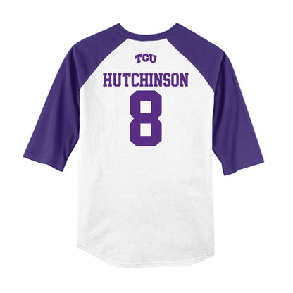 TCU - NCAA Baseball : Lane Hutchinson - USA Raglan Raglan Shirt-1