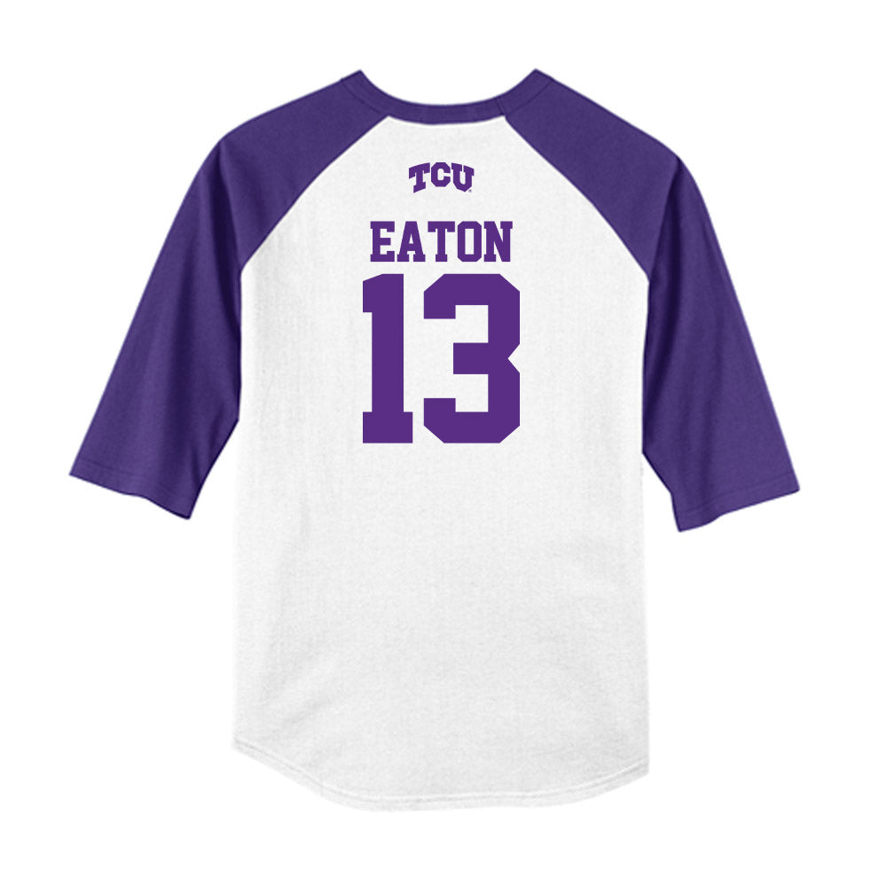 TCU - NCAA Baseball : Cole Eaton - USA Raglan Raglan Shirt-1