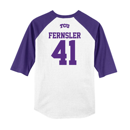 TCU - NCAA Baseball : Uli Fernsler - USA Raglan Raglan Shirt-1