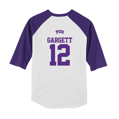 TCU - NCAA Baseball : Kyuss Gargett - USA Raglan Youth Raglan T-Shirt-1