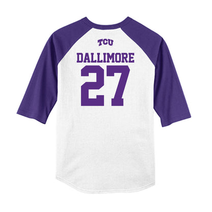 TCU - NCAA Baseball : Brady Dallimore - USA Raglan Raglan Shirt-1