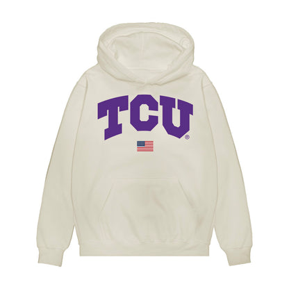 TCU - NCAA Baseball : Uli Fernsler - USA Raglan Premium Hooded Sweatshirt-0