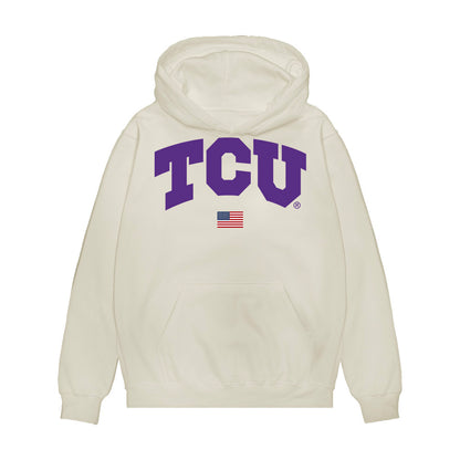 TCU - NCAA Baseball : Kyuss Gargett - USA Raglan Premium Hooded Sweatshirt-0