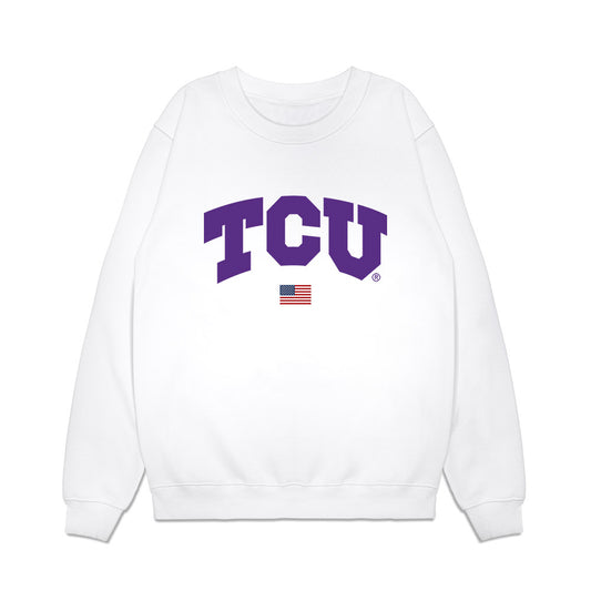 TCU - NCAA Baseball : Uli Fernsler - USA Raglan Premium Crewneck Sweatshirt-0