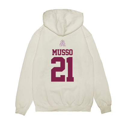 Arizona State - NCAA Baseball : Austin Musso - USA Raglan Premium Hooded Sweatshirt-1