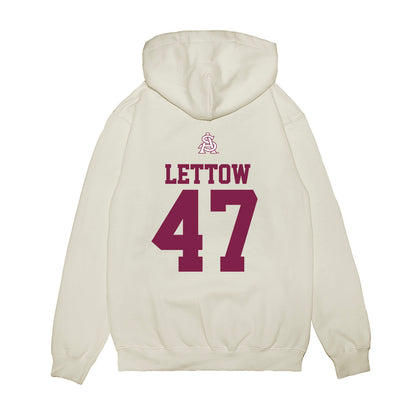 Arizona State - NCAA Baseball : Rohan Lettow - USA Raglan Premium Hooded Sweatshirt-1