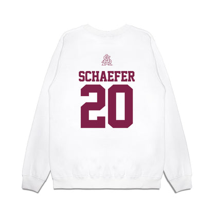 Arizona State - NCAA Baseball : Derek Schaefer - USA Raglan Premium Crewneck Sweatshirt-1