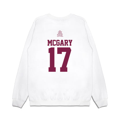 Arizona State - NCAA Baseball : Ky McGary - USA Raglan Premium Crewneck Sweatshirt-1