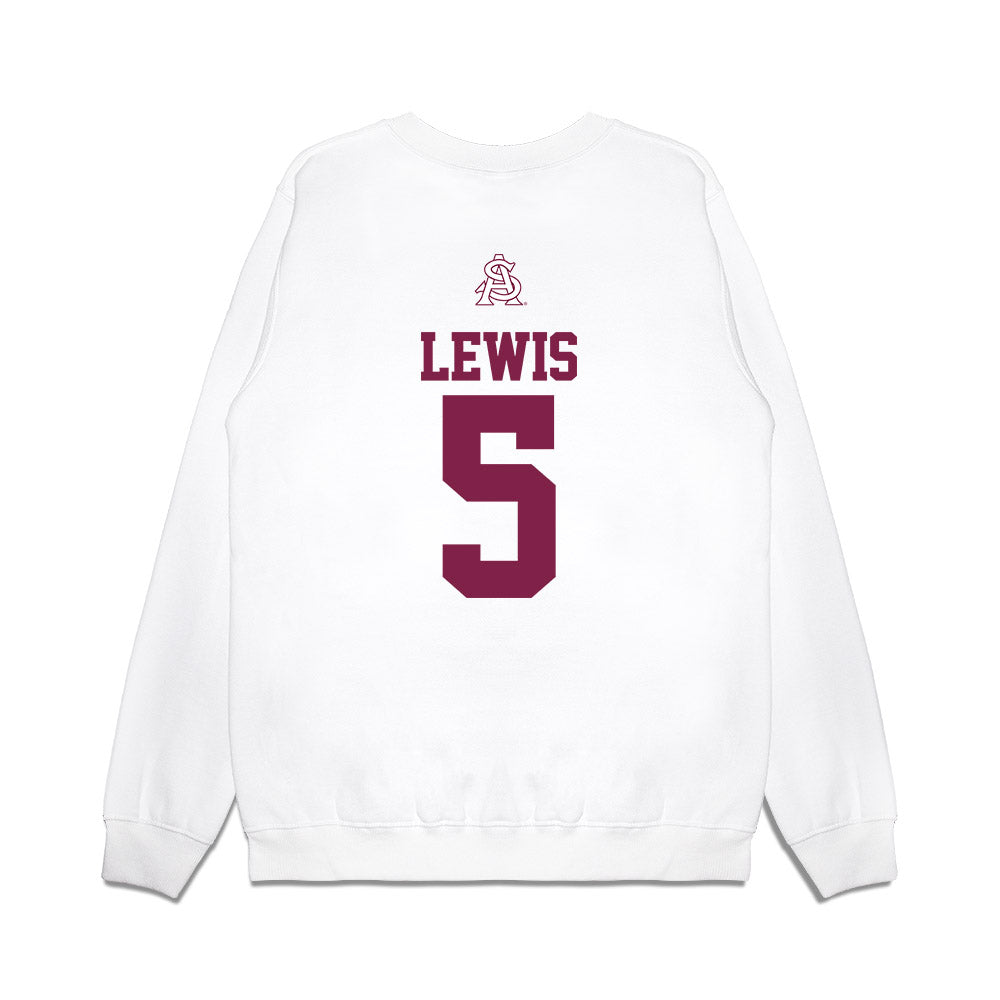 Arizona State - NCAA Baseball : Brenden Lewis - USA Raglan Premium Crewneck Sweatshirt-1