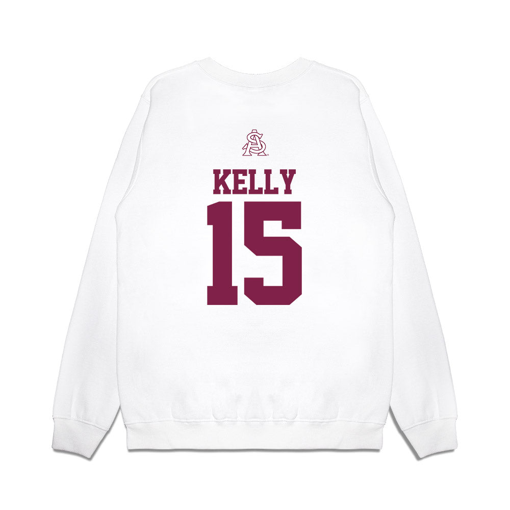 Arizona State - NCAA Baseball : Lucas Kelly - USA Raglan Premium Crewneck Sweatshirt-1